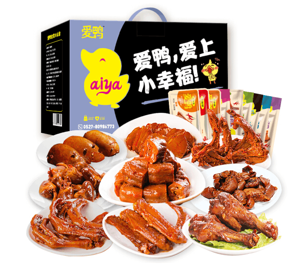 爱鸭休闲零食礼包415g
