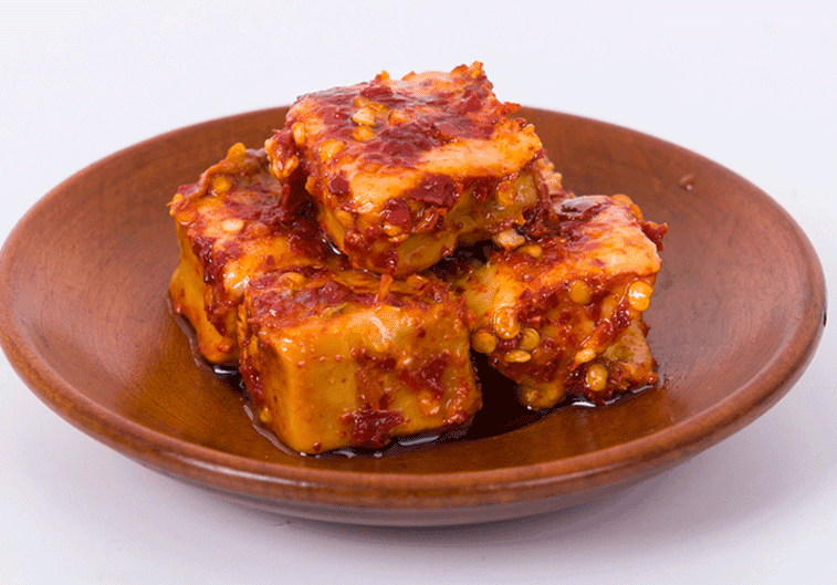 湖南农家香辣红腐乳800g